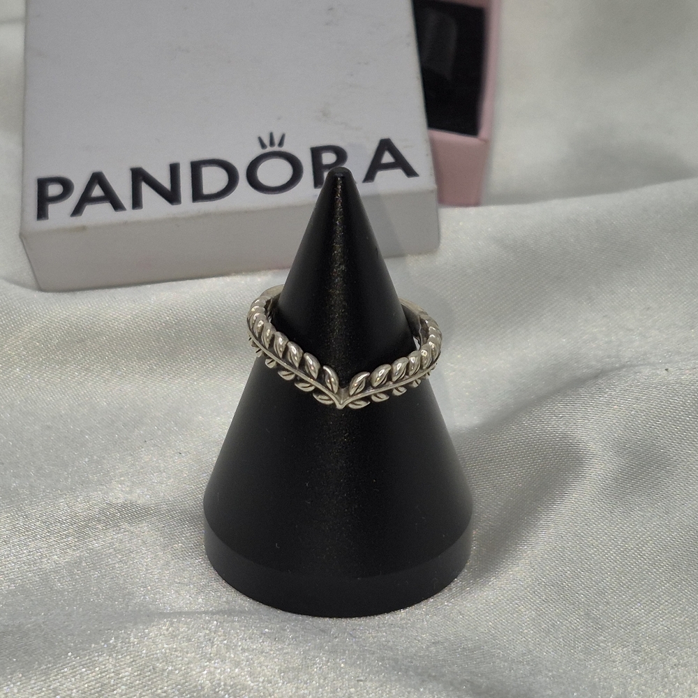 Pandora Ale Sterling Silver Wheat Grains Ring!  Size 5. P11 Ale 925 50
